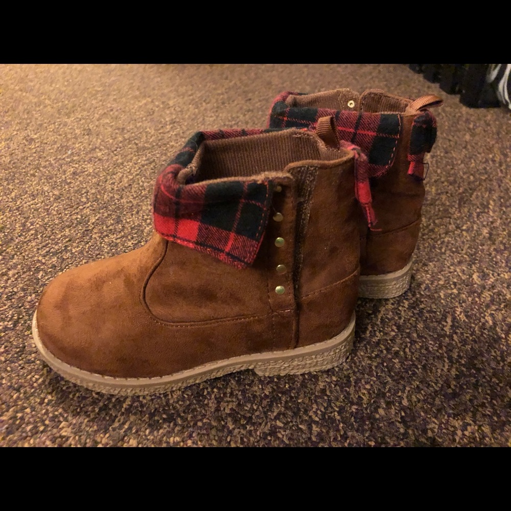 Buffalo Plaid Boots